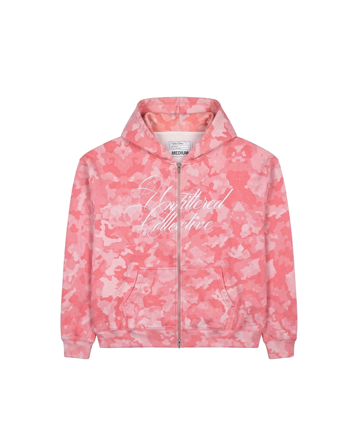 Pink Camo Zip Up