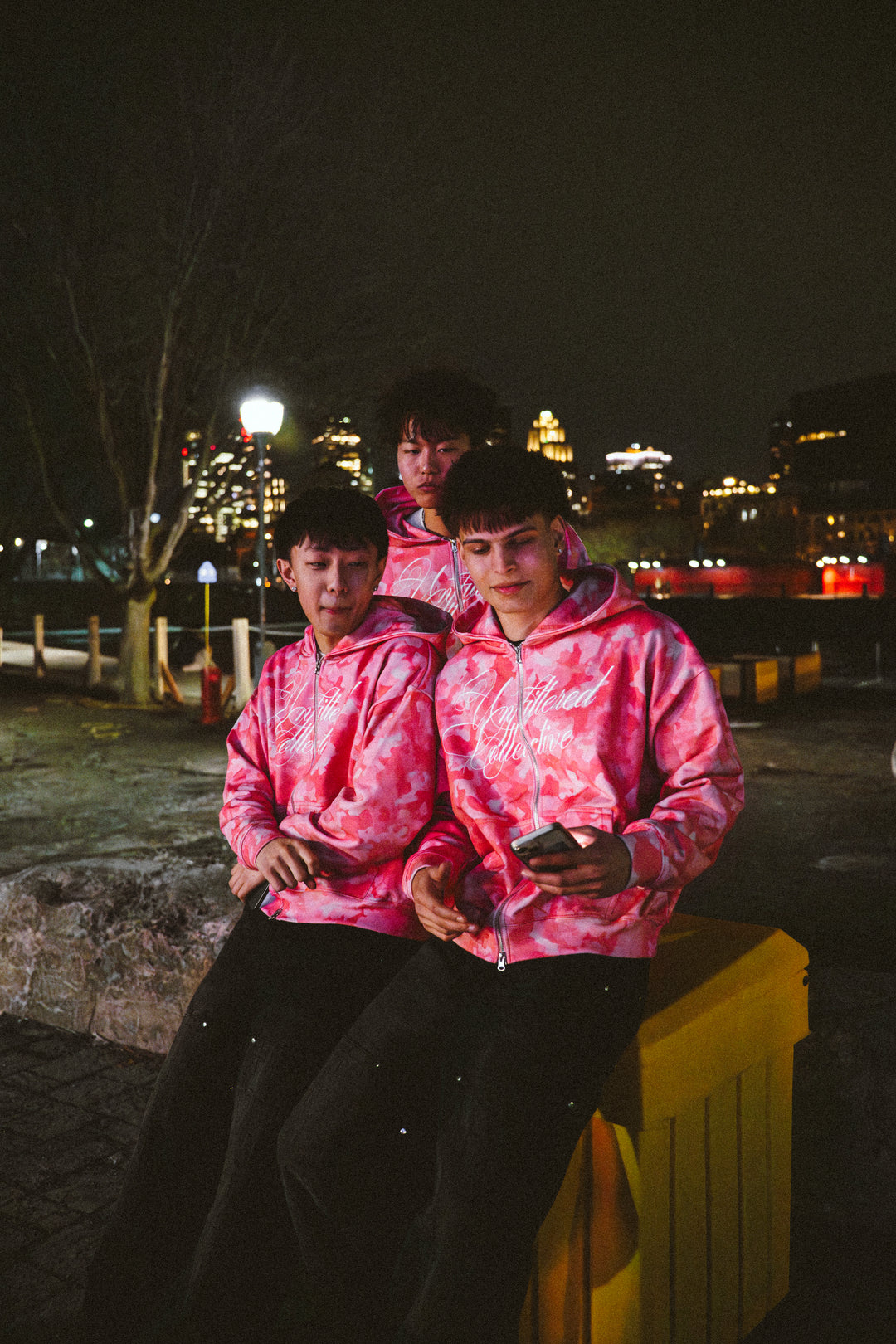 Pink Camo Zip Up