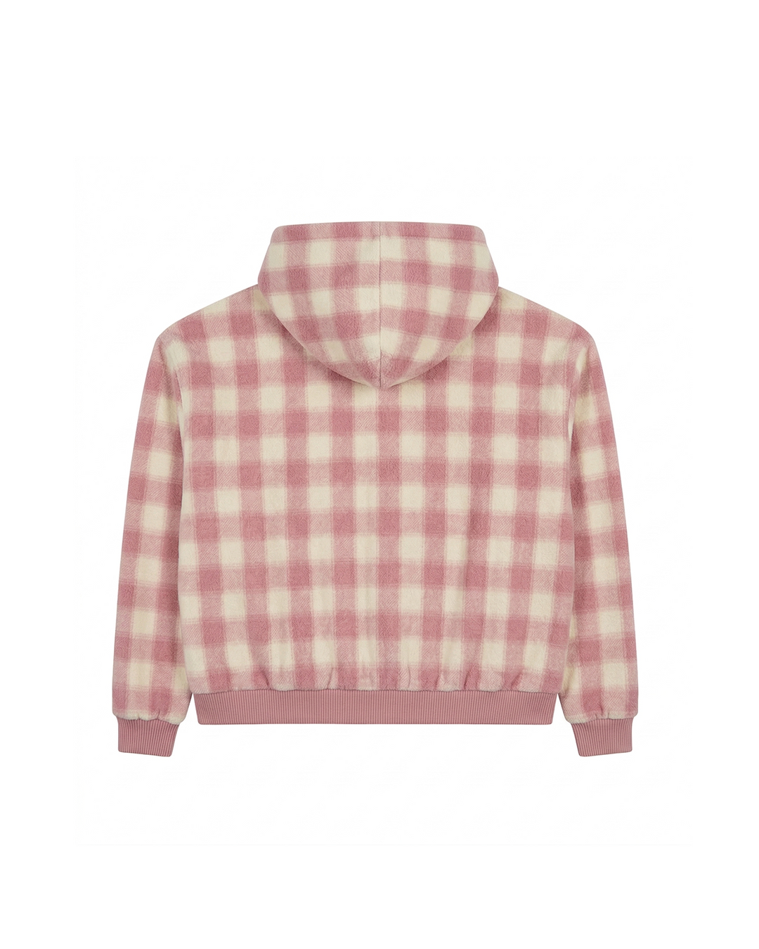 Reversible Plaid Zip Up